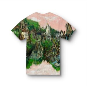 Pastel Village Printed T-Shirt