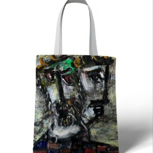 Duality Gaze - Abstract Art Tote Bag