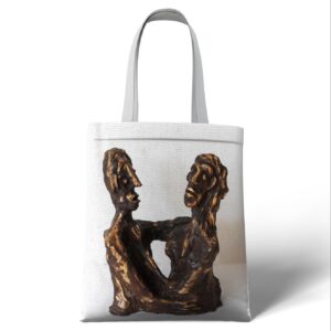 Untold Layers  - canvas bag for women